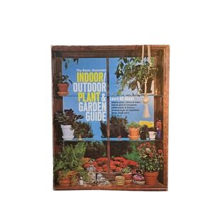 Vintage 1970s Indoor Outdoor Plant & Garden Guide Binder Illustrated Gardening